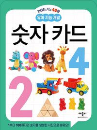 브레인 카드 48장 유아 지능 개발 숫자 카드(장난감/완구)
