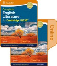 Complete English Literature for Cambridge Igcse Print ＆ Online Student Book