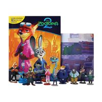 My Busy Book: Disney Zootopia (미니피규어 12개 + 놀이판) | Phidal