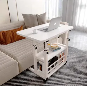 [퓨핸] 높이조절 이동식 사이드 테이블 1인 간이 책상