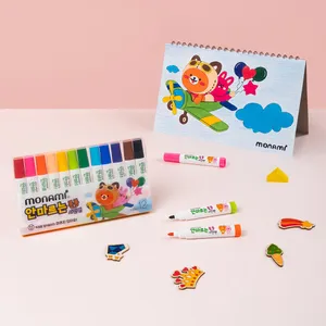 [모나미] 안마르는 롱롱 사인펜/12색세트