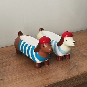 유월가게 르파리지앵 세라믹 닥스훈트 트레이 2color