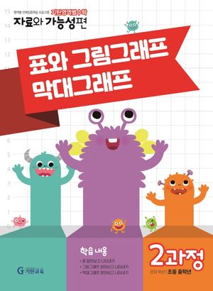 기탄영역별수학 자료와 가능성편 2과정 표와 그림그래프 막대그래프