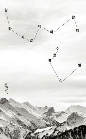 [국내도서] 말하지 않아야 할 때: 이영표의 말