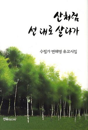 [국내도서] 산처럼 선 대로 살다가