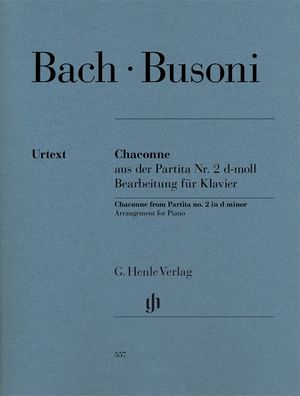 바흐 / 부조니 샤콘느 from Partita No. 2 in d minor(HN 557)(Chaconne aus der Partita Nr. 2 d-moll BWV 1004)
