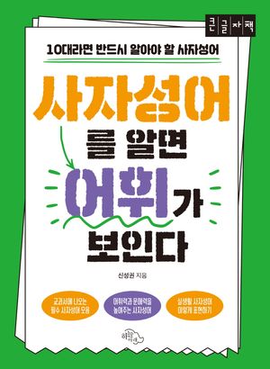 사자성어를 알면 어휘가 보인다(큰글자책)