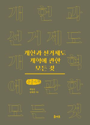 [국내도서] 개헌과 선거제도 개혁에 관한 모든 것(큰글자책)