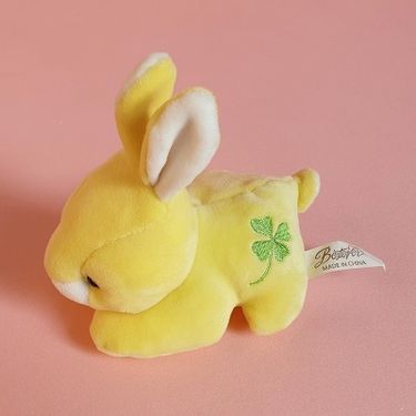 토끼 아네프 하트 목걸이 핑크 토끼 인형 키링