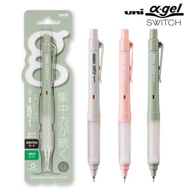 유니 알파겔 스위치 한정판 쿠루토가 샤프 0.5mnm - 핫트랙스