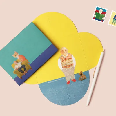 나의 할아버지 폴딩레터