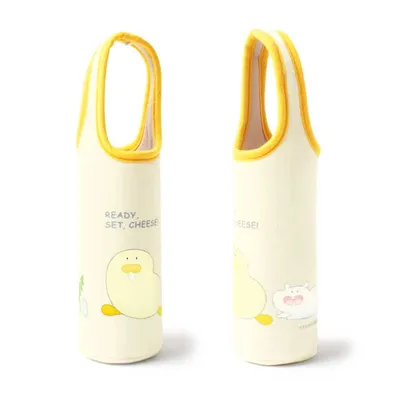 치즈덕 든든 물병 주머니 (옐로우)