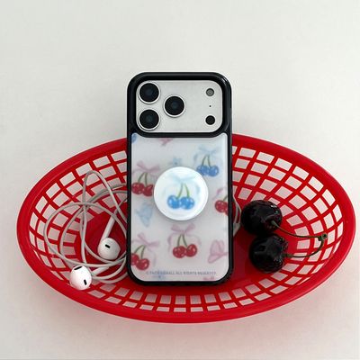 blurry cherry case [블랙 맥세이프 범퍼케이스]