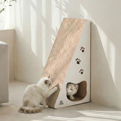 레토 수직 고양이 스크래처 숨숨집 하우스 LCH-V05