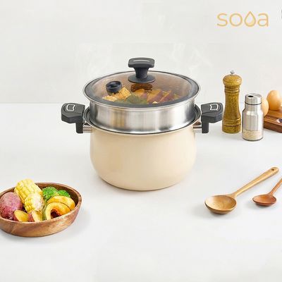 수아 10L 대용량 IH 저압냄비 SN-G2026S