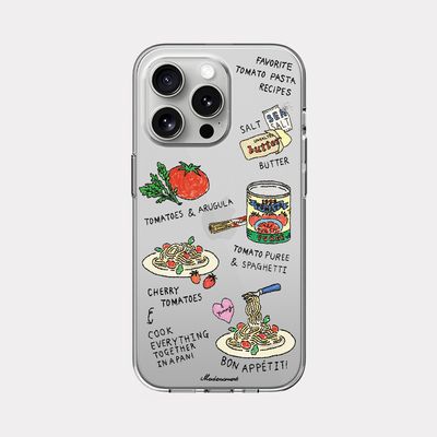 favorite tomato pasta 디자인 [클리어 폰케이스]
