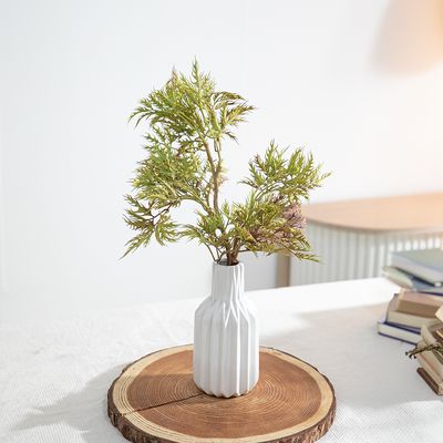 마로니에 조화 녹색 식물 가지 45cm 2컬러 장식