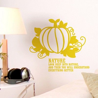 [PI37]호박(완제품) - 재물운 그래픽스티커 풍수인테리어 월데코 포인트