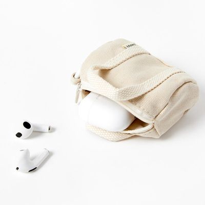 아트박스 손잡이 미니가방 베이지