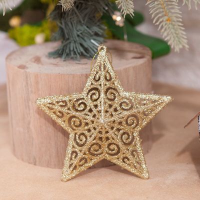 크리스마스 별 트리장식 웨이브스타 11.5cm 소품 용품