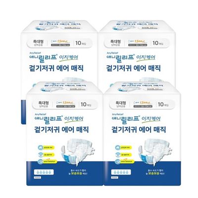 [성인기저귀]애니릴리프 겉기저귀 특대형(10P) 4팩