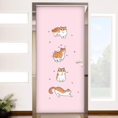 id497-반려동물(고양이)_현관문시트지