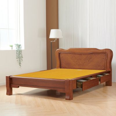 [보루네오]무선리모컨 황토포졸란 침대(퀸,서랍)GC216