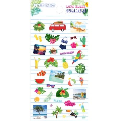 DA5454 Love Aloha 러브 알로하 여름 시즌 스티커