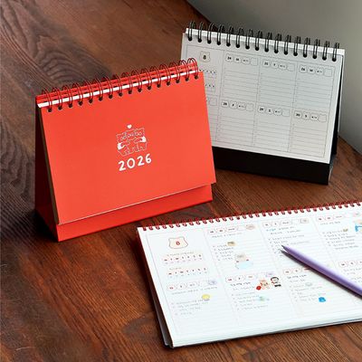 2026 곰부 위클리 체크리스트 탁상플래너 다이어리