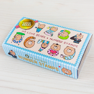 미시아 MICIA 곰돌이 숫자 스탬프