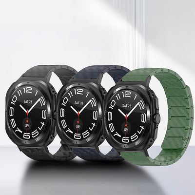 갤럭시워치 울트라 호환 카본 마그네틱 스트랩 47mm