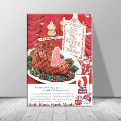 크리스마스 액자 빈티지 스테이크 포스터 ch-193(4호)