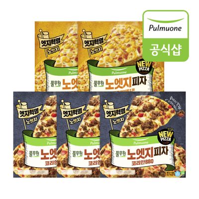 풀무원 노엣지피자 2종(코리안&스위트) 5개 혼합구성