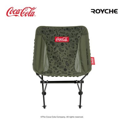 코카콜라 캠핑 경량 로우체어