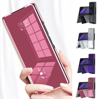 갤럭시 Z폴드 7 6 5 4 3 2 클리어뷰 미러 플립 케이스