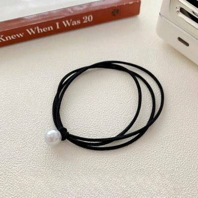 진주 머리끈 예쁜 머리 헤어끈