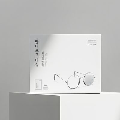 자우버 김서림방지 안경닦이 안티포그티슈 50매(1팩)