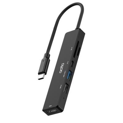 엑토 6in1 C타입 PD HDMI 카드리더기 멀티 허브CRH-25
