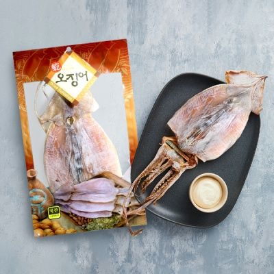 동해에서잡은 국내산 마른 오징어 60g(봉)x2미