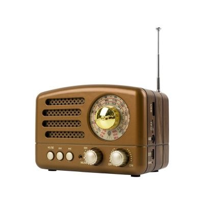 엔틱 라디오 블루투스 스피커 (브라운) LCBT116