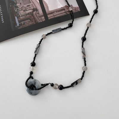 비즈 목걸이 레이어드 유니크 악세사리 ac-21 라우