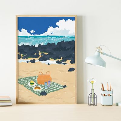 바다와 피크닉, 황예나 작가 그림