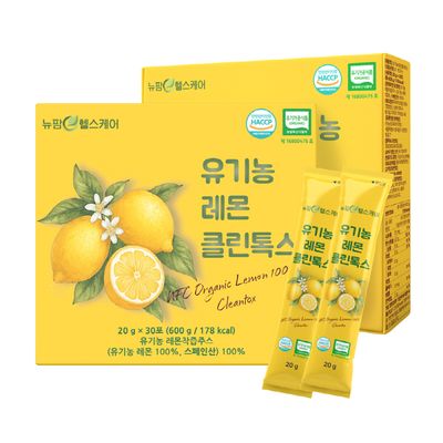 [뉴팜헬스케어] 유기농 레몬 클린톡스 (20g*30포)