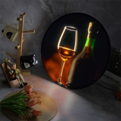 nd591-LED액자45R_고급스런브랜디_LED사인