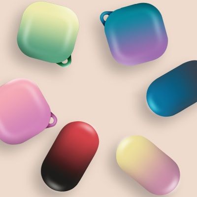 갤럭시 버즈2/프로/플러스/라이브 그라데이션 케이스