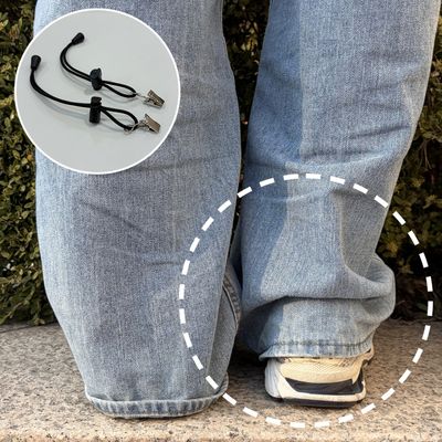 바지밑단클립 바지단 줄이기 밑단 고정 끌림 방지 