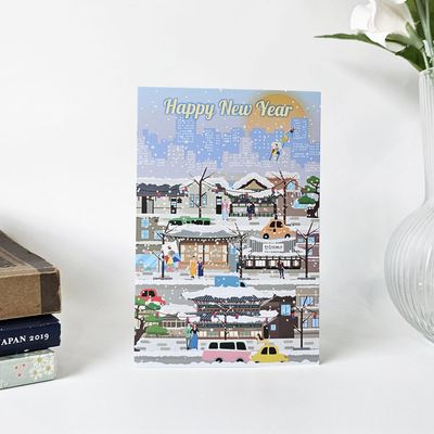 새해풍경엽서_2매1set