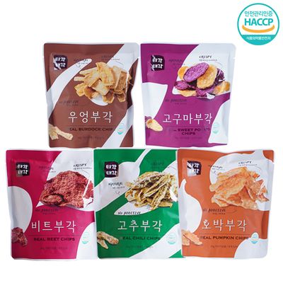 속초명물 부각(호박+고추+우엉+고구마+비트)x각30g