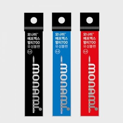 에프엑스멀티700(유성볼펜심/0.7)(적).모나미