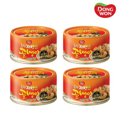 [동원] 자연산 골뱅이 매실청 140g x 4캔